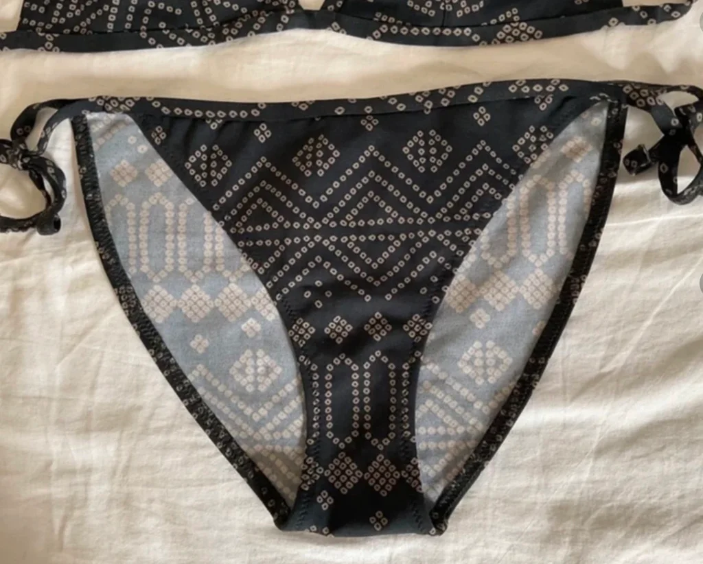 🔥-20%🔥 Bikini de 2 piezas Otra Tonalidad – Gris Antracita & Diseños – Talla 40 – photo 6